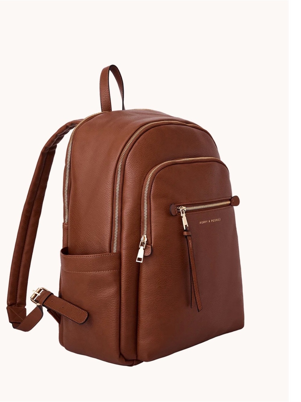 Poppy & Peonies Detour  Backpack in Chestnut